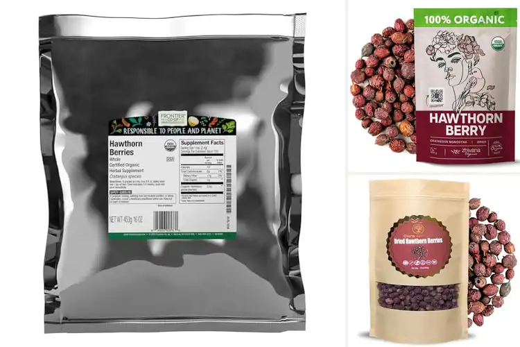 Detailed view of Best 100 Percent Organic Hawthorn Berries