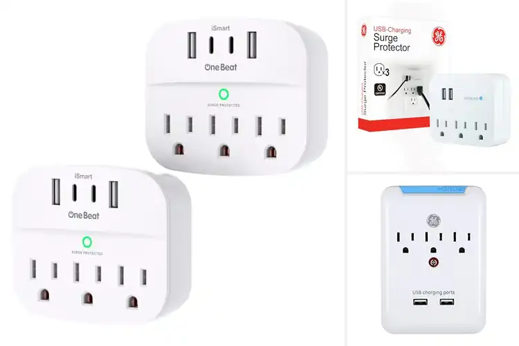 Detailed view of Best 3 Outlet Surge Protector With USB