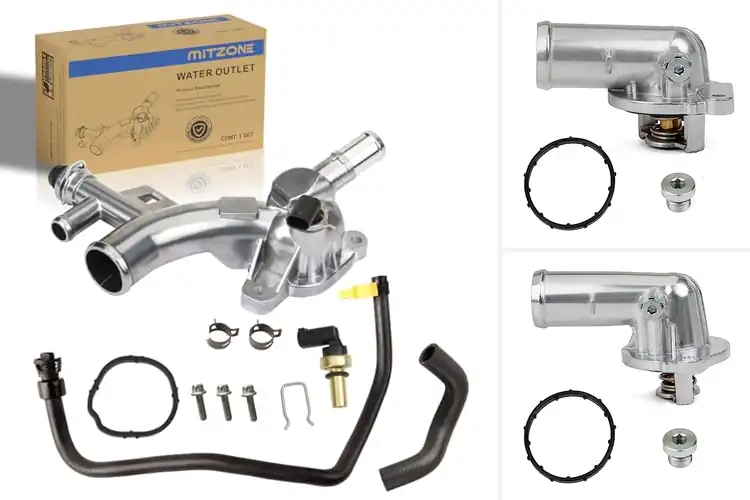 Detailed view of Best Aluminum Thermostat Housing Upgrades
