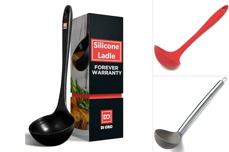 Detailed view of Best BPA Free Silicone Ladle