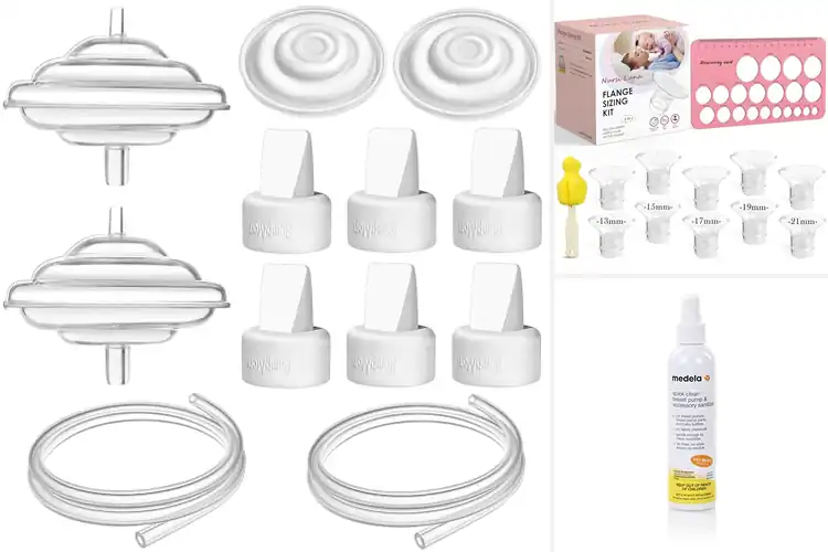 Detailed view of Best Breast Pump Accessories for Comfort & Efficiency