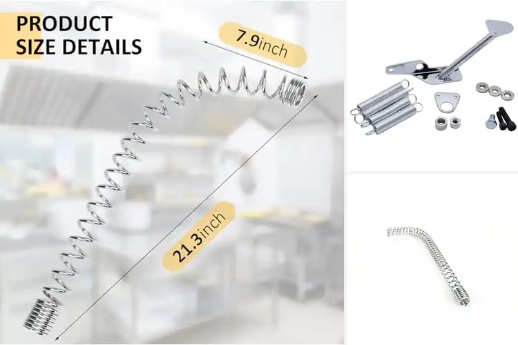 Detailed view of Best Chrome Plated Springs