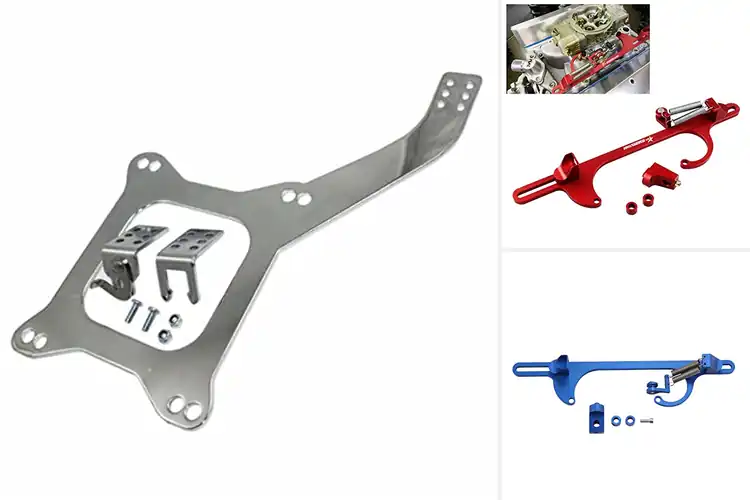 Detailed view of Best Chrome Throttle Brackets