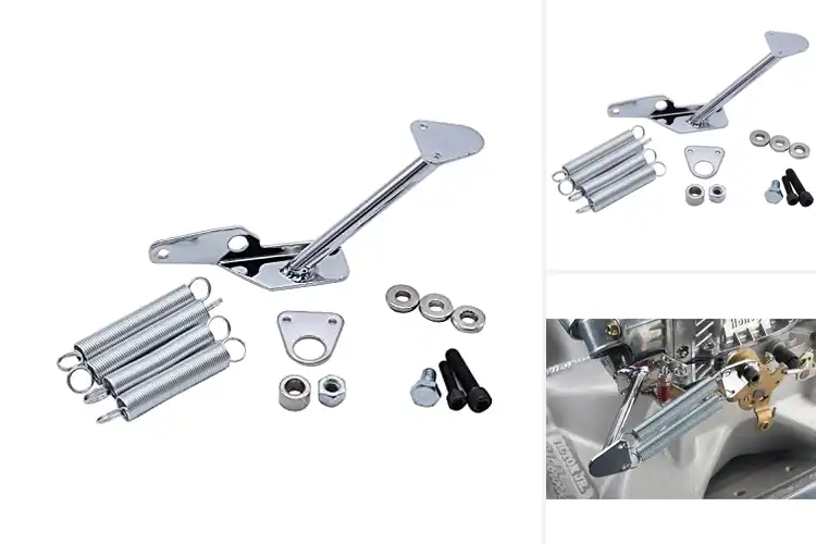 Detailed view of Best Chrome Throttle Return Kits: Smooth Control Upgrade