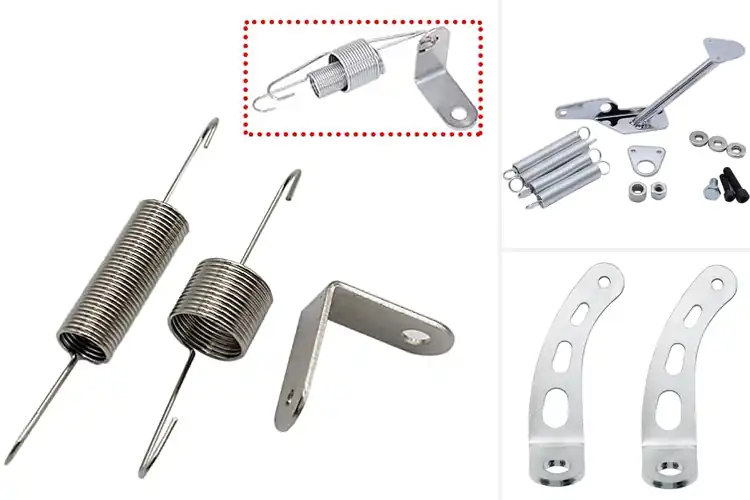 Detailed view of Best Chrome Throttle Return Springs