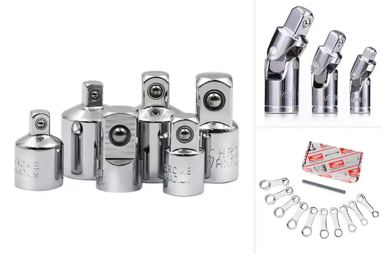 Detailed view of Best Chrome Vanadium Steel Adapters