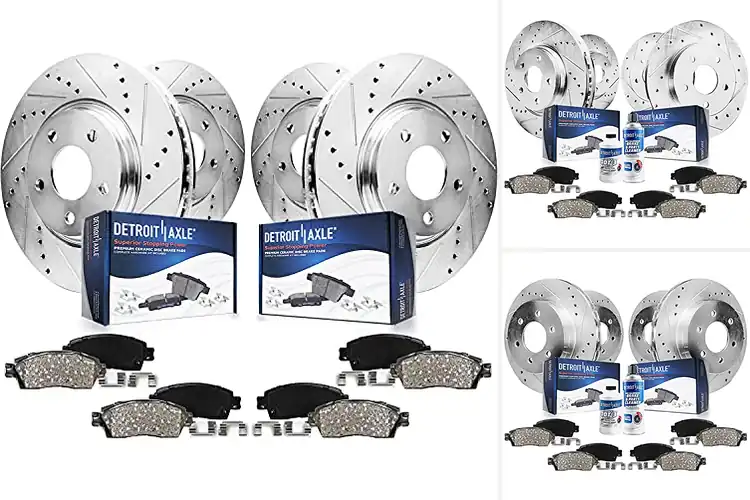 Detailed view of Best Drilled Slotted Rotors