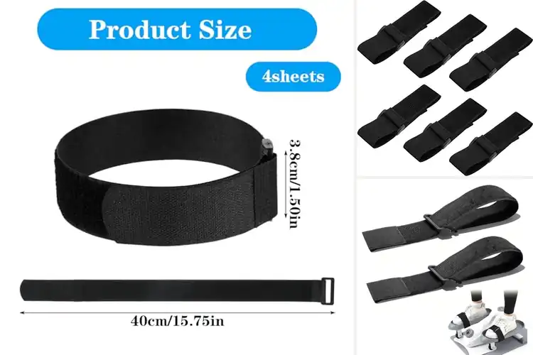 Detailed view of Best Elastic Rear Leg Straps Secure Fit