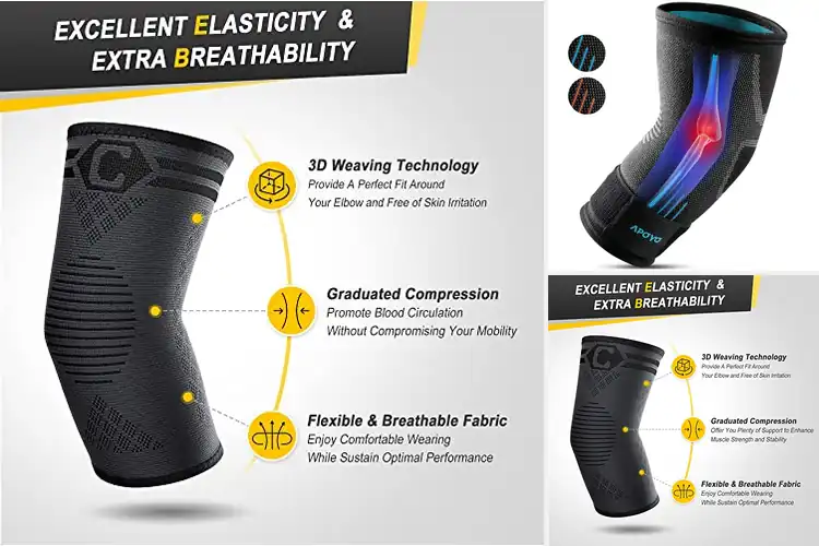 Detailed view of Best Elbow Sleeves For Arthritis