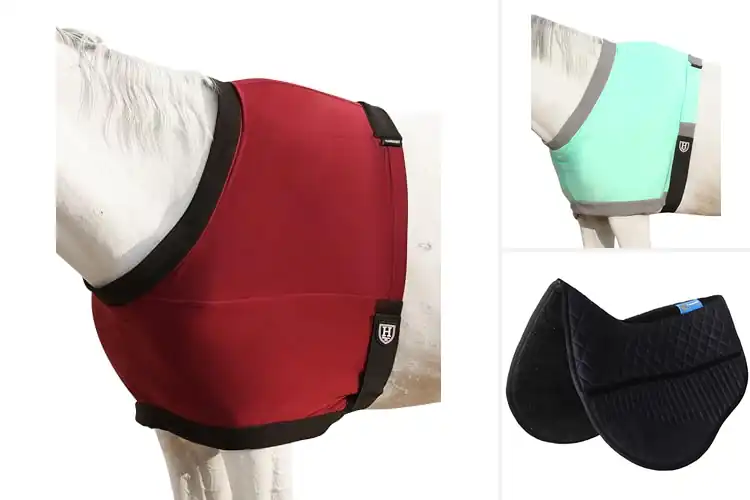 Detailed view of Best Fleece Wither Padding For Rub Prevention