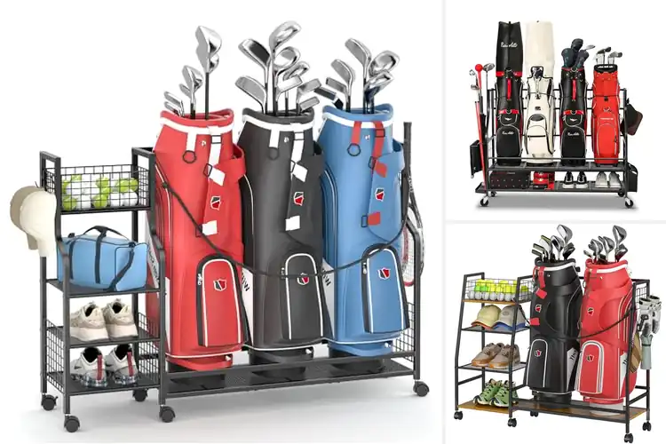 Detailed view of Best Garage Golf Storage Solutions