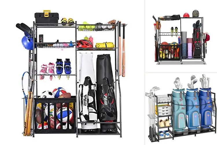Detailed view of Best Golf Gear Storage Systems
