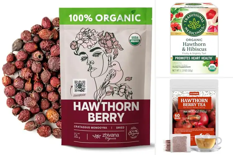Detailed view of best Hawthorn Berry Tea For Heart Support