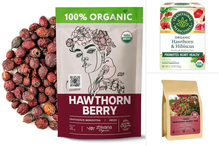 Detailed view of Best Hawthorn Berry Tea Mix for Heart Health & Daily Calm