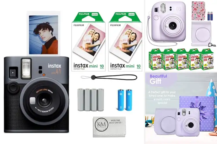 Detailed view of Best Instant Camera Bundles: Capture Moments Effortlessly