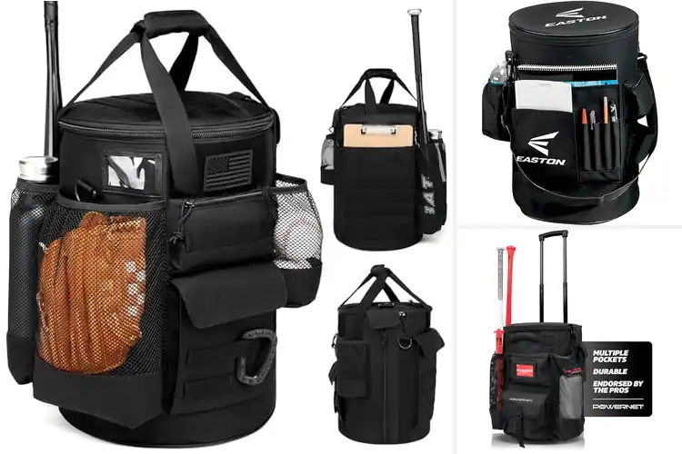 Detailed view of Best Large Baseball Bucket Organizers