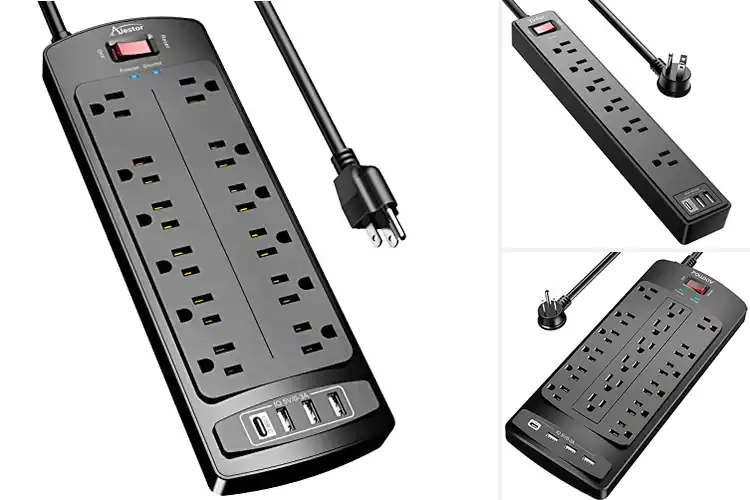 Detailed view of Best Multi Plug Power Strips for Safe Charging