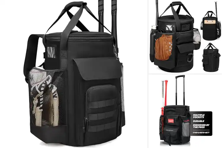 Detailed view of Best Multi-Pocket Baseball Bucket Bags
