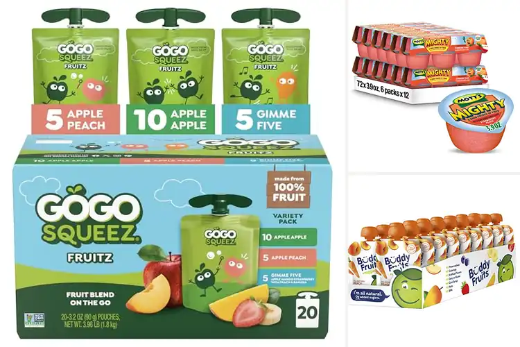 Detailed view of Best Non-GMO Apple Sauce Peach: Top 4 Healthy Snack Picks