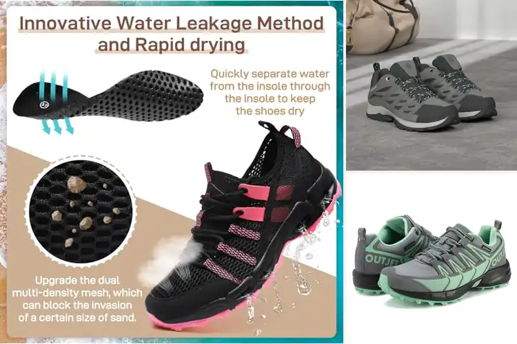 Detailed view of Best Non Slip Women Hiking Shoes