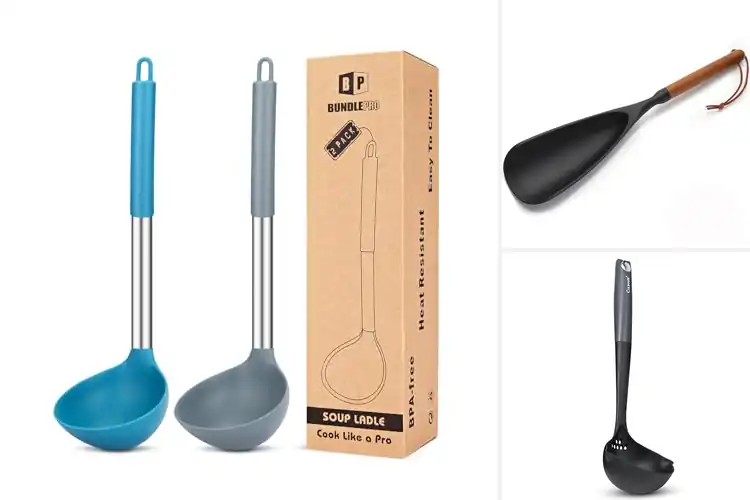 Detailed view of Best Non Stick Pan Ladles: Top 10 Scratch-Free Cooking Tools