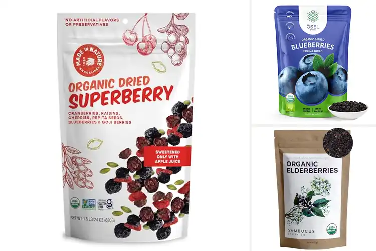 Detailed view of Best Organic Dried Berries