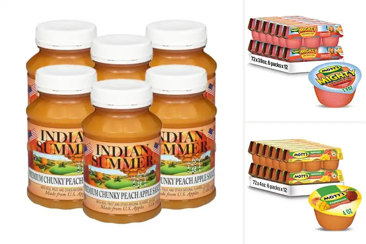 Detailed view of Best Peach Apple Sauce: Fresh, Tasty, & Healthy Picks