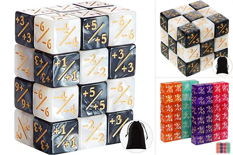 Detailed view of Best Readable GoldNumber Dice Counters