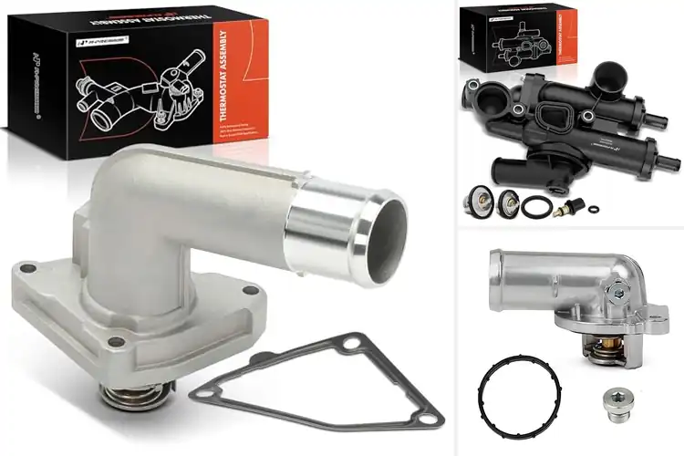 Detailed view of Best Replacement Thermostat Housing Assemblies
