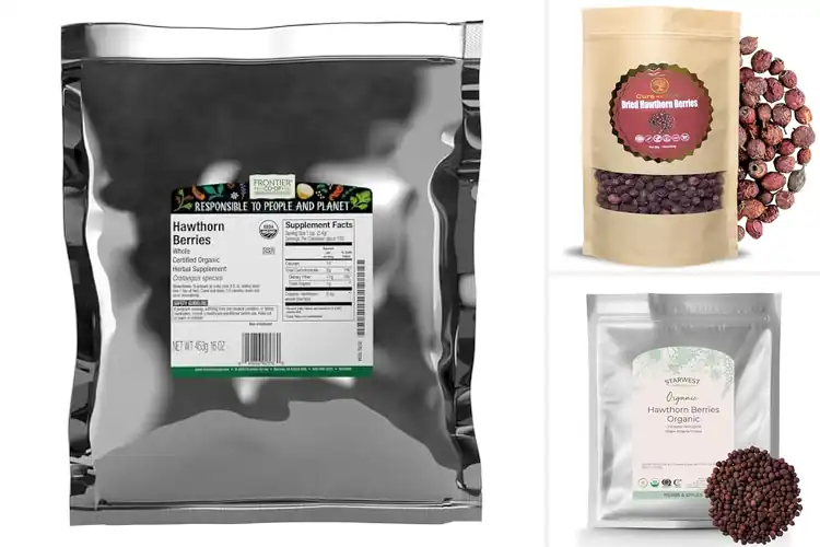 Detailed view of Best Resealable Organic Hawthorn Berries