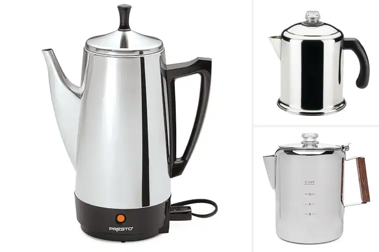 Detailed view of Best Stainless Steel Percolators