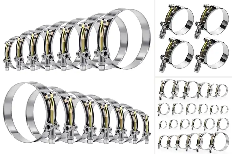 Detailed view of Best T-Bolt Clamps for Strong, Secure Hose Connections
