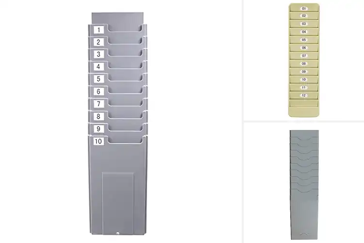 Detailed view of Best Time Card Holders For Quick Access