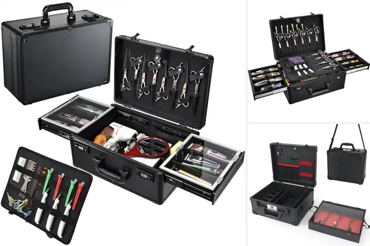 Detailed view of Best Travel Barber Suitcases