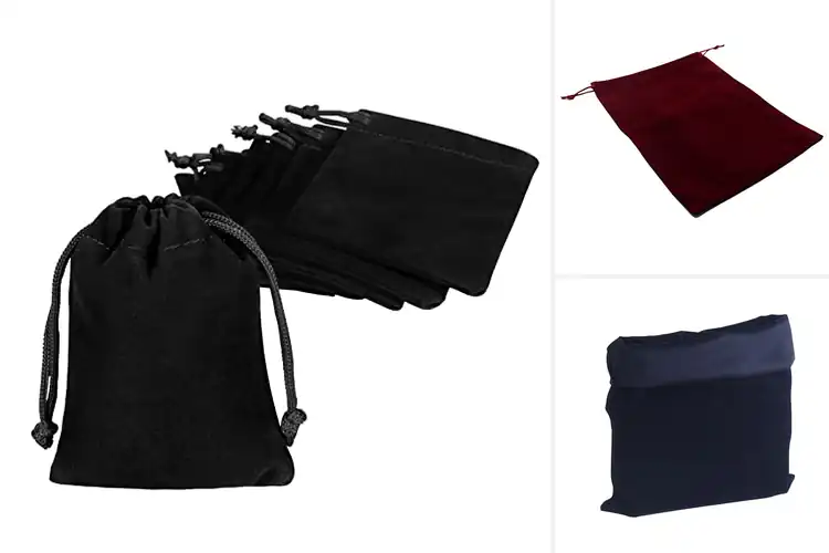 Detailed view of Best Velvet Pouch Storage: 10 Stylish & Practical Organizers