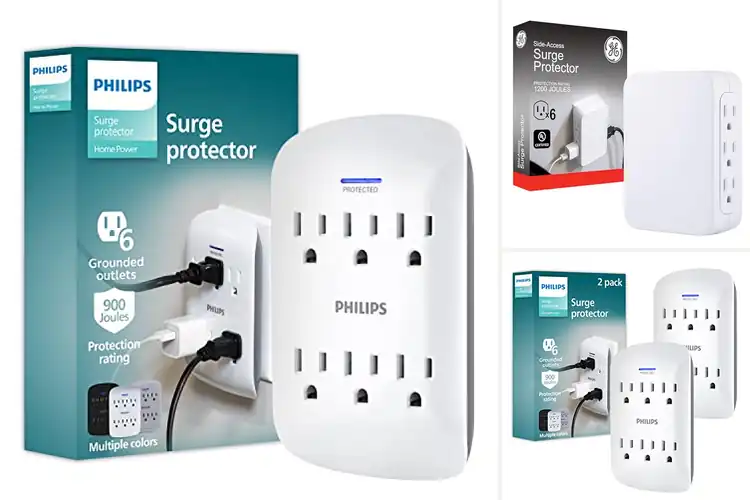 Detailed view of Best Wall Tap Surge Protectors