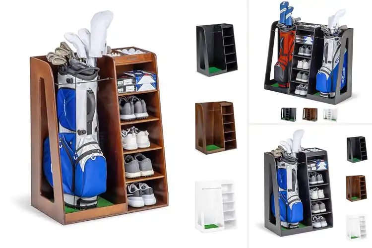 Detailed view of Best Wooden Golf Storage Racks